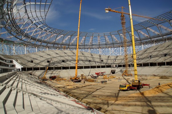 Строительство стадиона Волгоград Арена